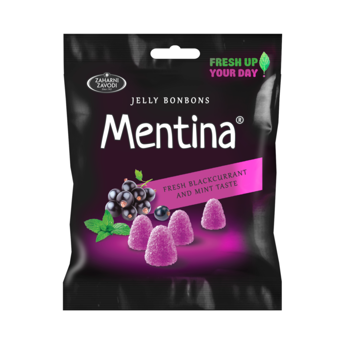 Jeleuri Mentina cu aroma de menta si coacaze negre, 90 g