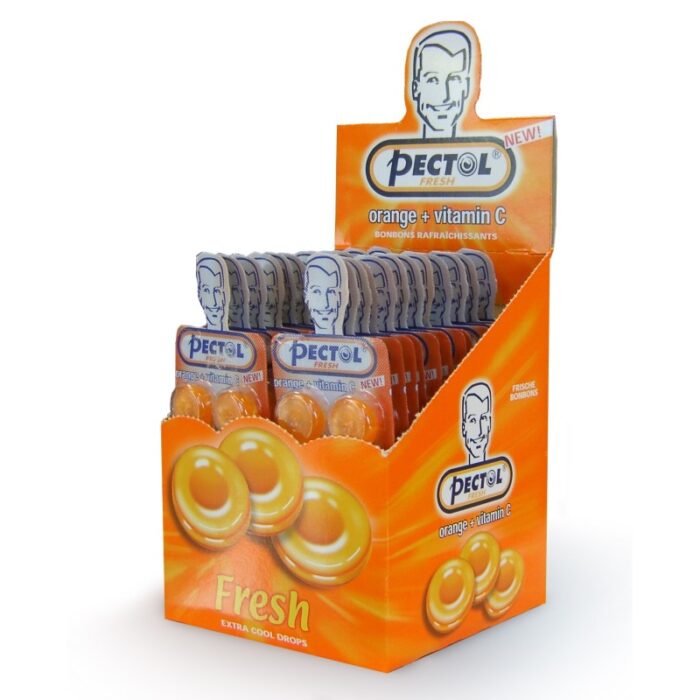 Dropsuri Pectol cu portocale si vitamina C